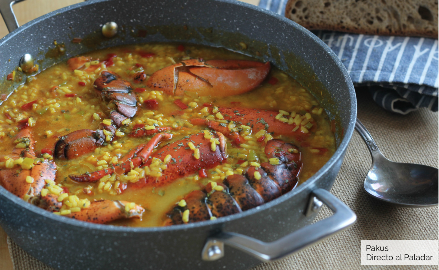 Parrillada de verduras con arroz caldoso con bogavante